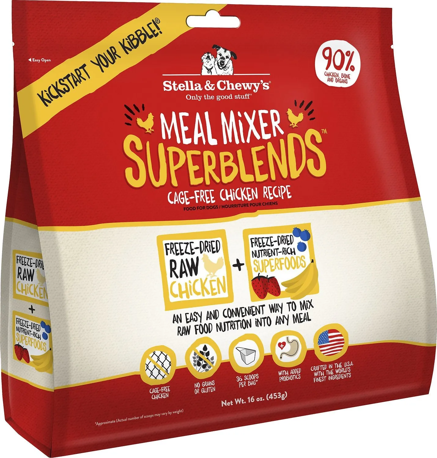 Stella & Chewy's Freeze-Dried Meal Mixers SuperBlends Chicken Recipe