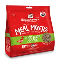 Stella & Chewy's Freeze-Dried Raw Dog Food Meal Mixer Duck, Duck Goose