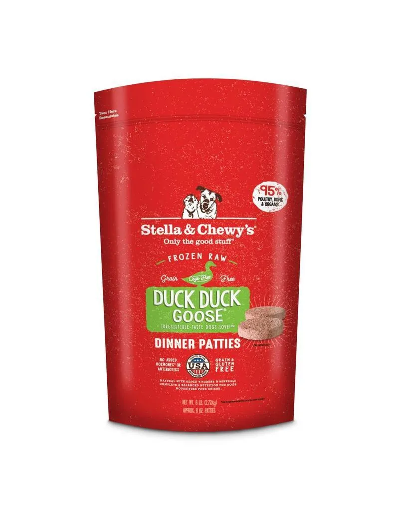 Stella & Chewy's Raw Frozen Duck Duck Goose Dinner Patties