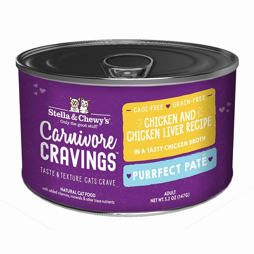 Stella & Chewy's Wet Cat Food Carnivore Cravings Purrfect Pat Chicken & Chicken Liver Recipe