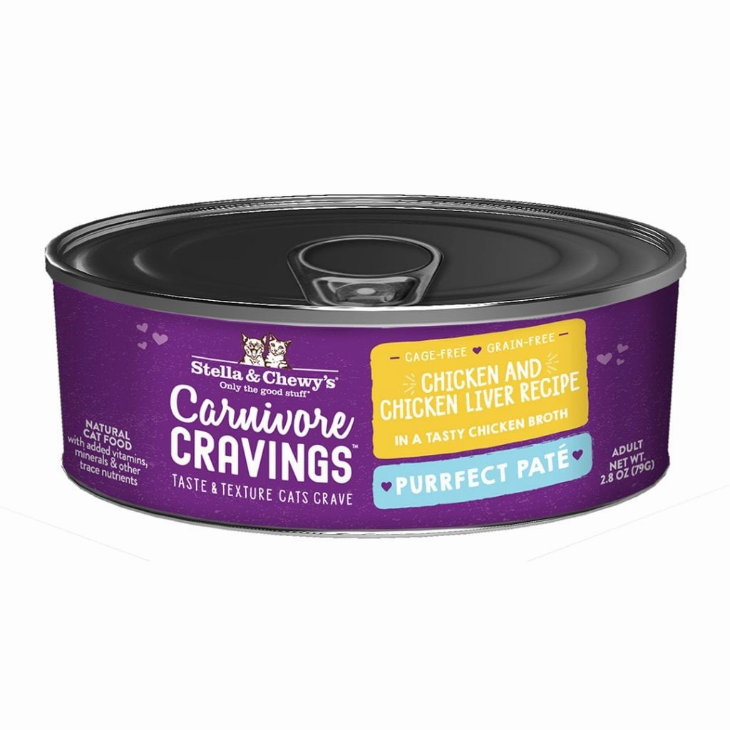 Stella & Chewy's Wet Cat Food Carnivore Cravings Purrfect Pat Chicken & Chicken Liver Recipe