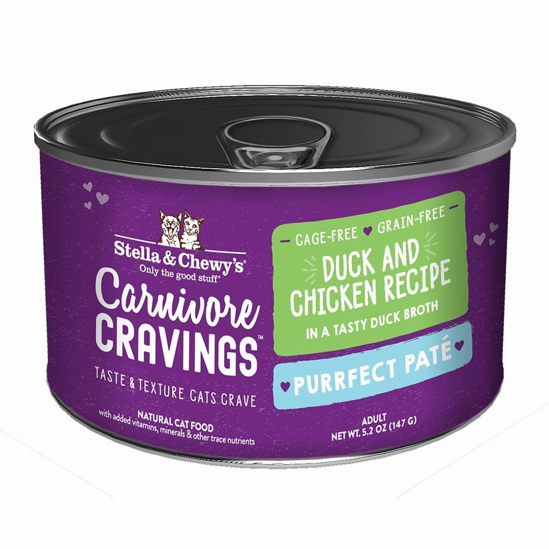 Stella & Chewy's Wet Cat Food Carnivore Cravings Purrfect Pat Duck & Chicken Recipe
