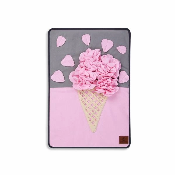 Strawberry Ice Cream Cone Snuffle Mat