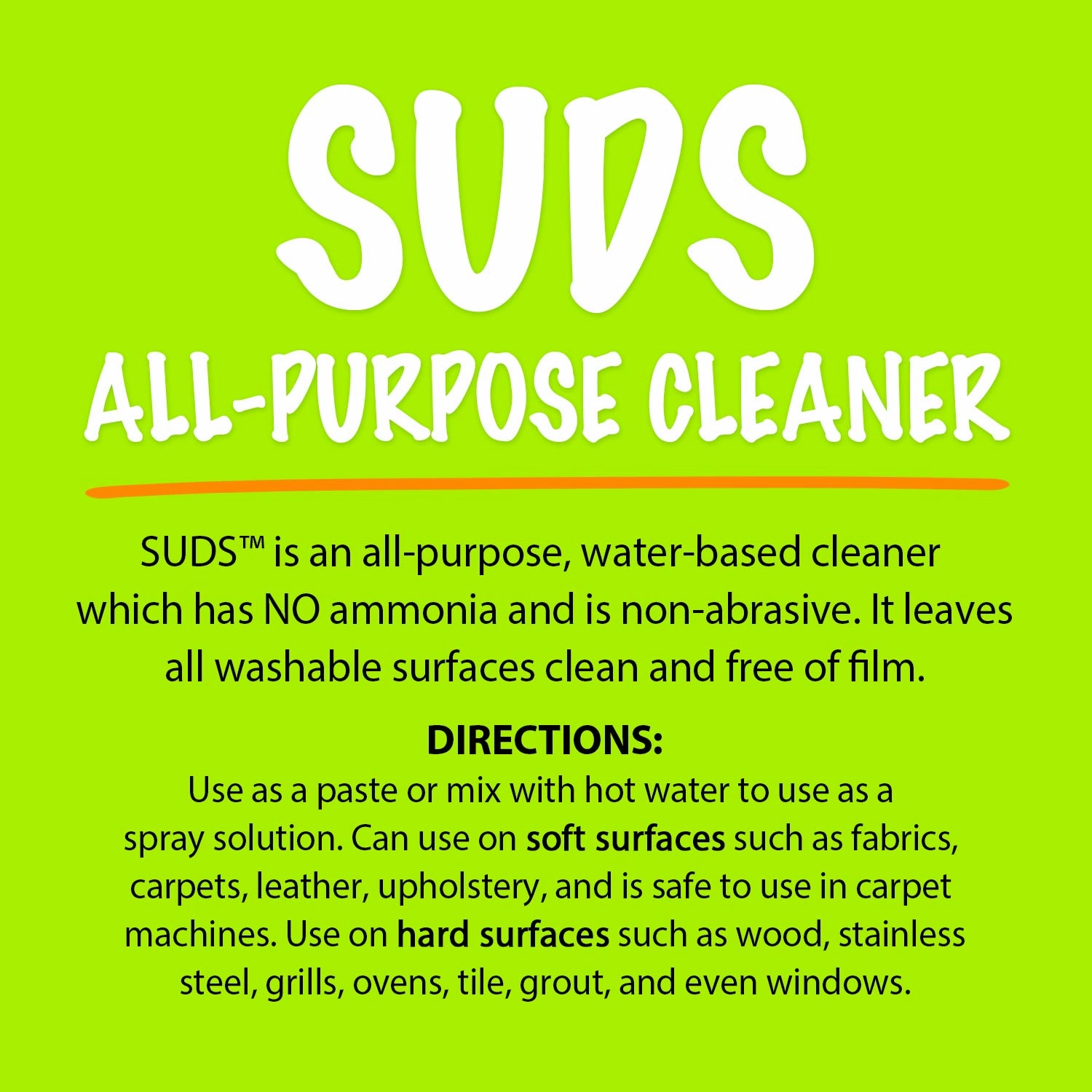 Suds All Purpose Cleaner, 8 oz