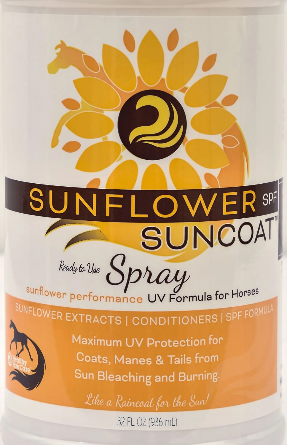 Sunflower Suncoat SPF Spray for Horses, 32 oz