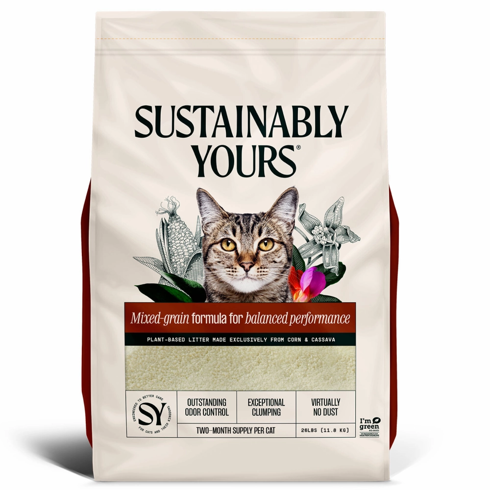 Sustainably Yours Multi Cat Unscented Mixed Granules Cat Litter