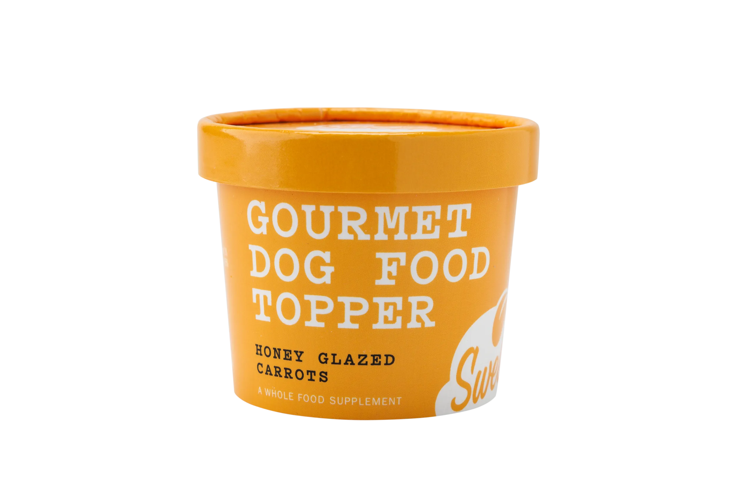 Swell Dog Frozen Gourmet Food Topper - Honey Glazed Carrots 8oz resealable cup