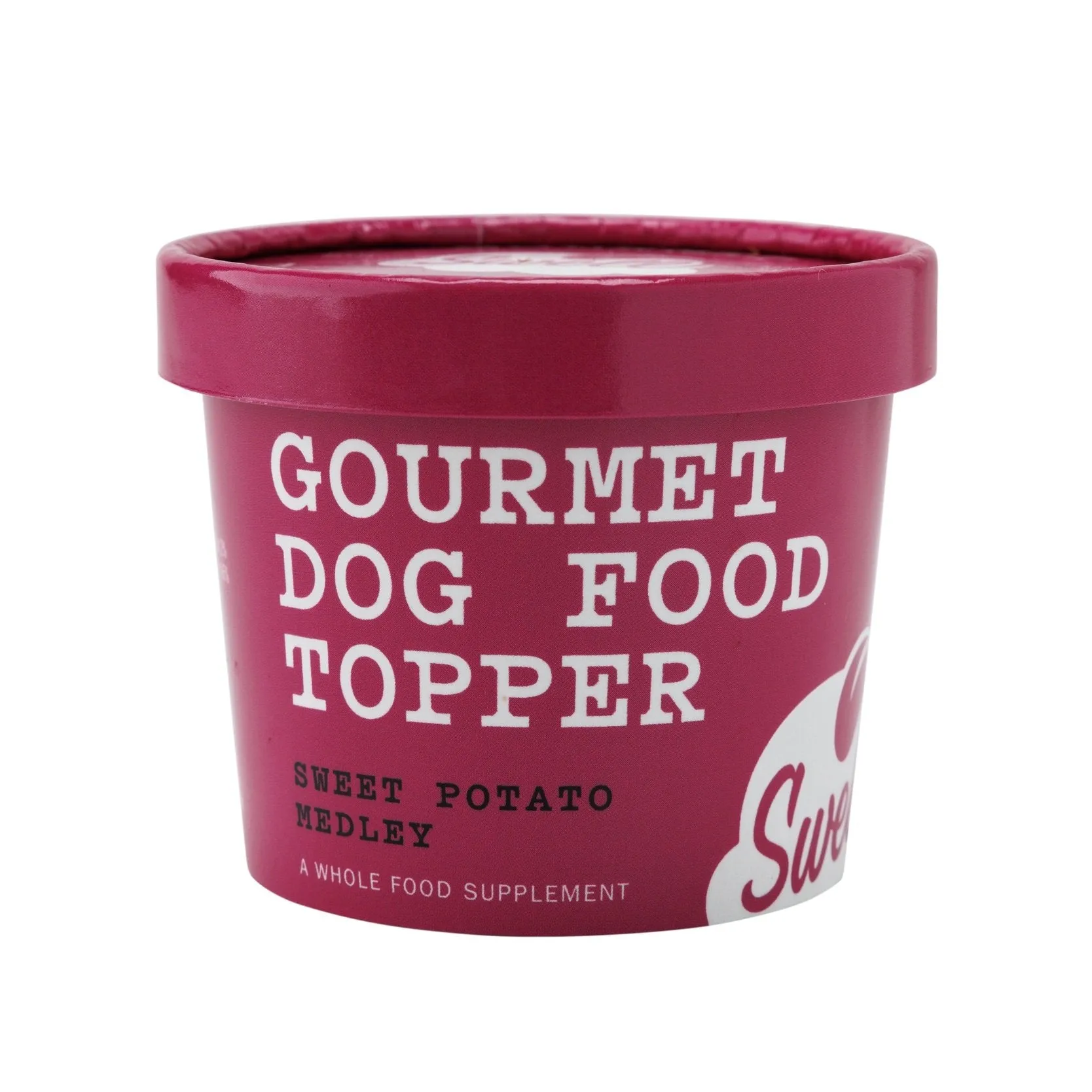 Swell Dog Frozen Gourmet Food Topper - Sweet Potato Medley 8oz resealable cup