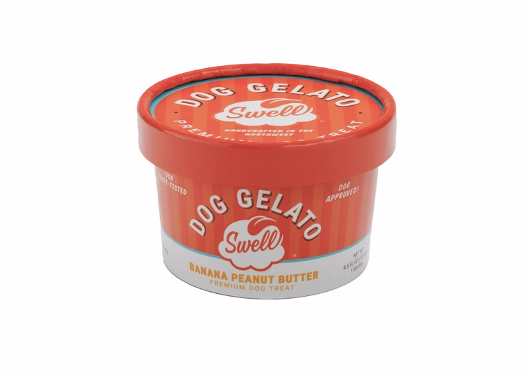 Swell Dog Frozen Gelato - Banana Peanut Butter 4.5oz resealable cup