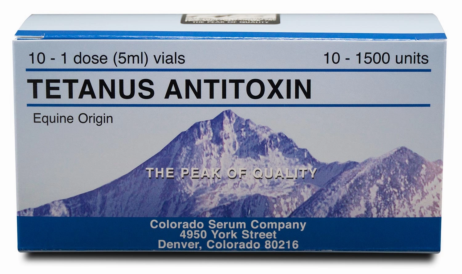 Tetanus Antitoxin Vaccine for Horses & Livestock