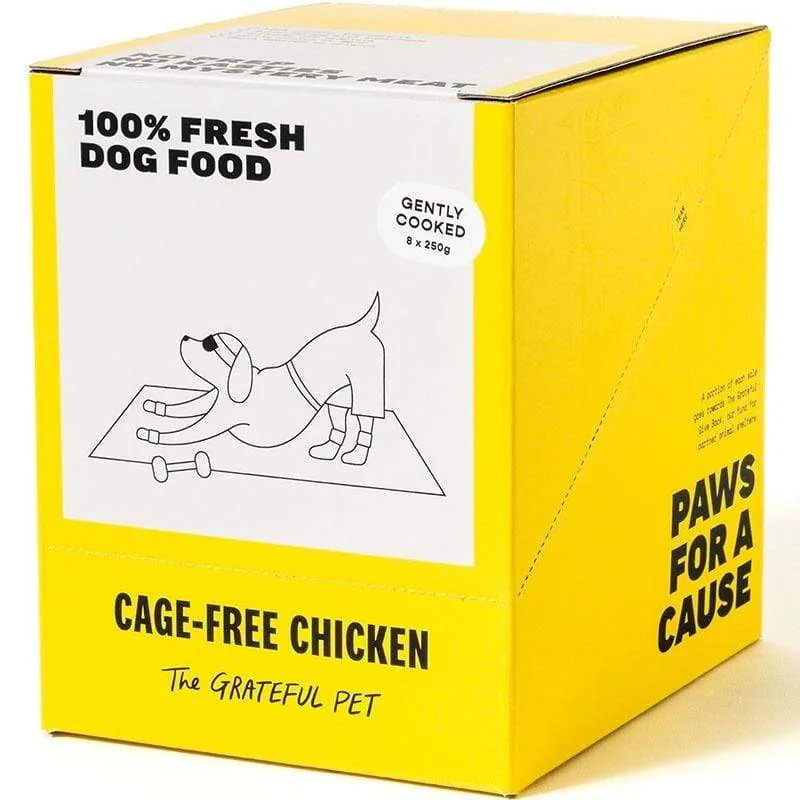 The Grateful Pet Gently Cooked Cage-Free Chicken Frozen Dog Food 2kg