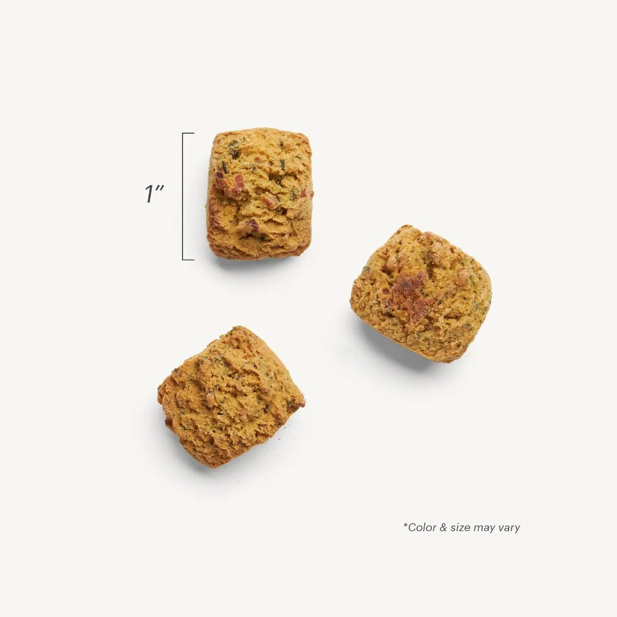 The Honest Kitchen Biscuit Dog Treats Bone Broth Bites Roasted with Beef Bone Broth & Sweet Potatoes 8oz Bag