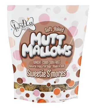 The Lazy Dog Cookie Company Mutt Mallows - Sweetie S'mores 5oz Bag