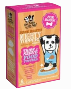 The Bear & The Rat Frozen Bone Broth Mighty Toppers 6pk