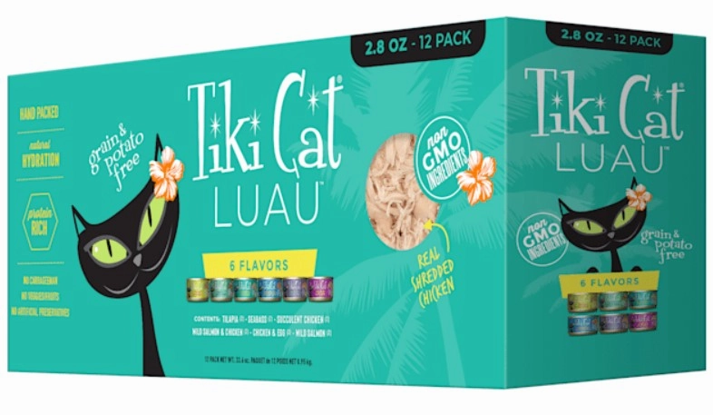 Tiki Cat Wet Cat Food Luau Variety Pack 2.8oz Cans 12pk
