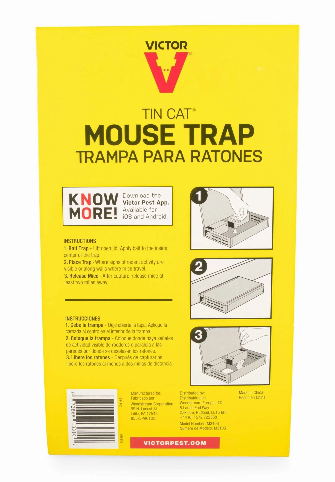 Tin Cat Mouse Trap