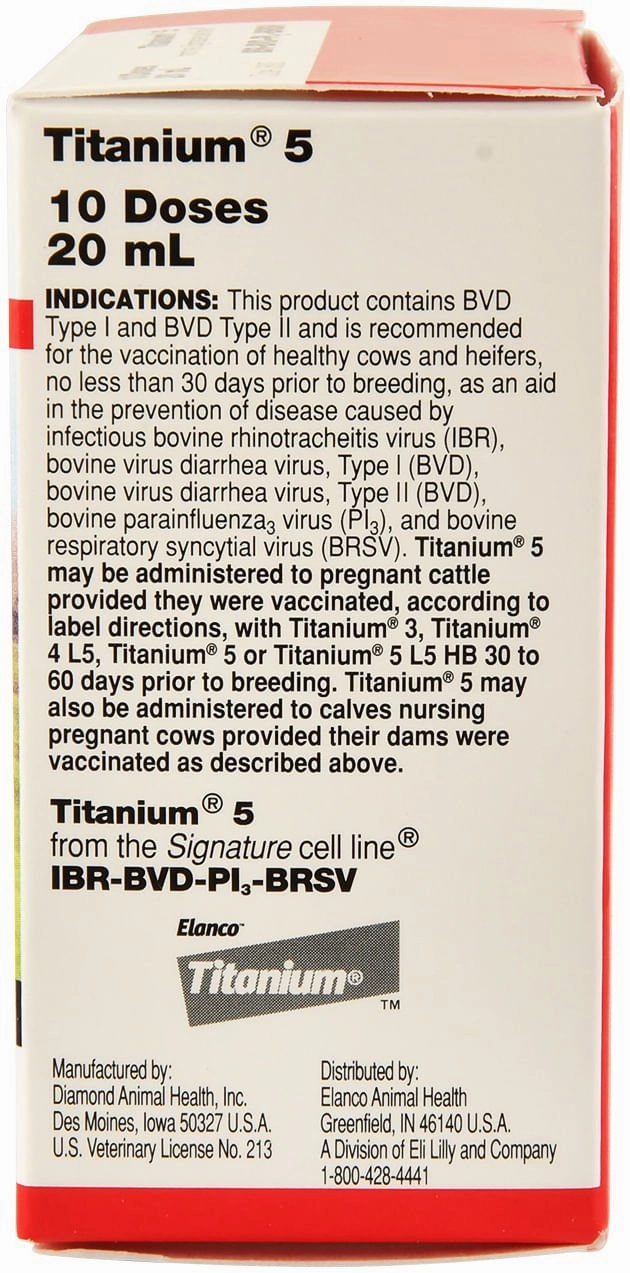Titanium 5 Cattle Vaccine