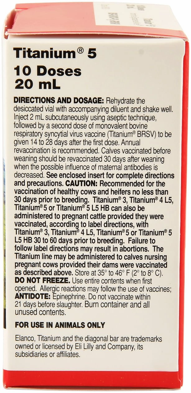 Titanium 5 Cattle Vaccine