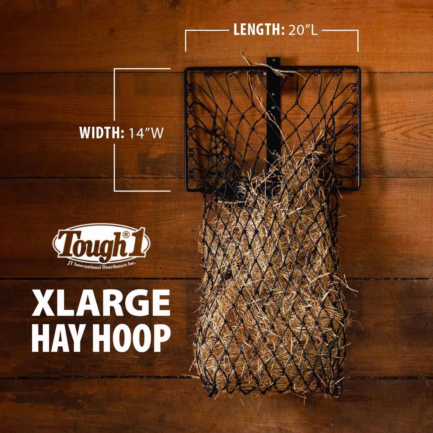 Tough 1 Hay Hoops XL Hanging Hay Feeder for Horses