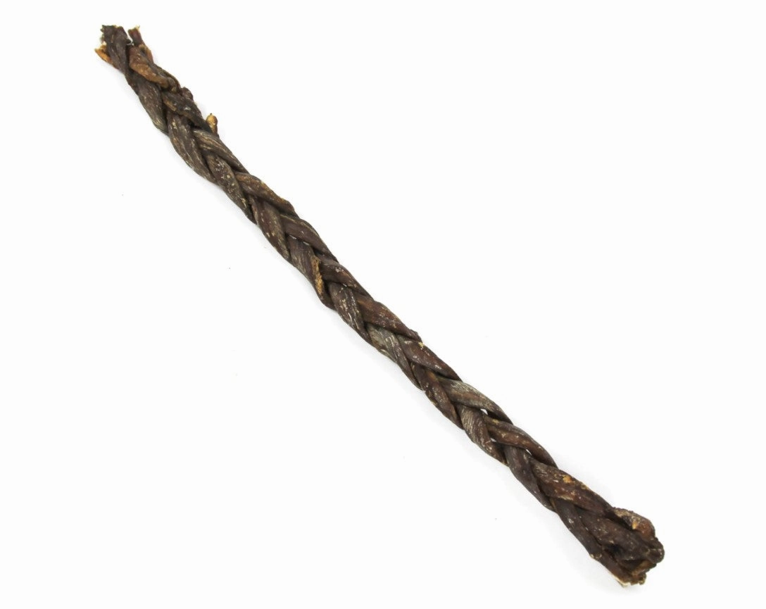 Tuesday's Natural Dog Company Individual Lamb Gullet Stick - Braided 12"