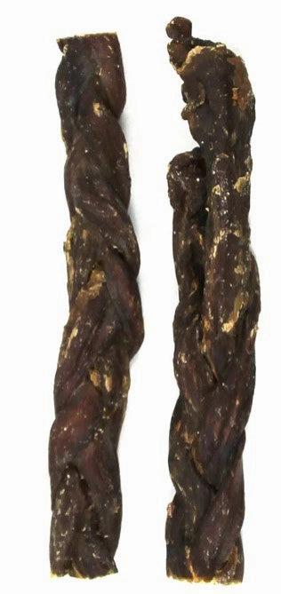 Tuesday's Natural Dog Company Individual Lamb Gullet Stick - Braided 6"