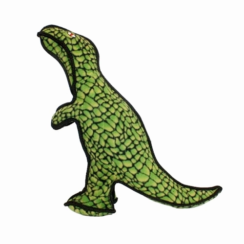 Tuffy Dinosaur Dog Tug and Fetch Toys, T-Rex