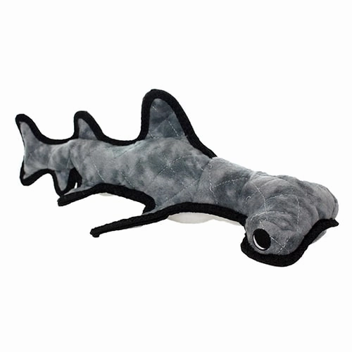 Tuffy Ocean Dog Squeaky Toys, Hadley the Hammerhead