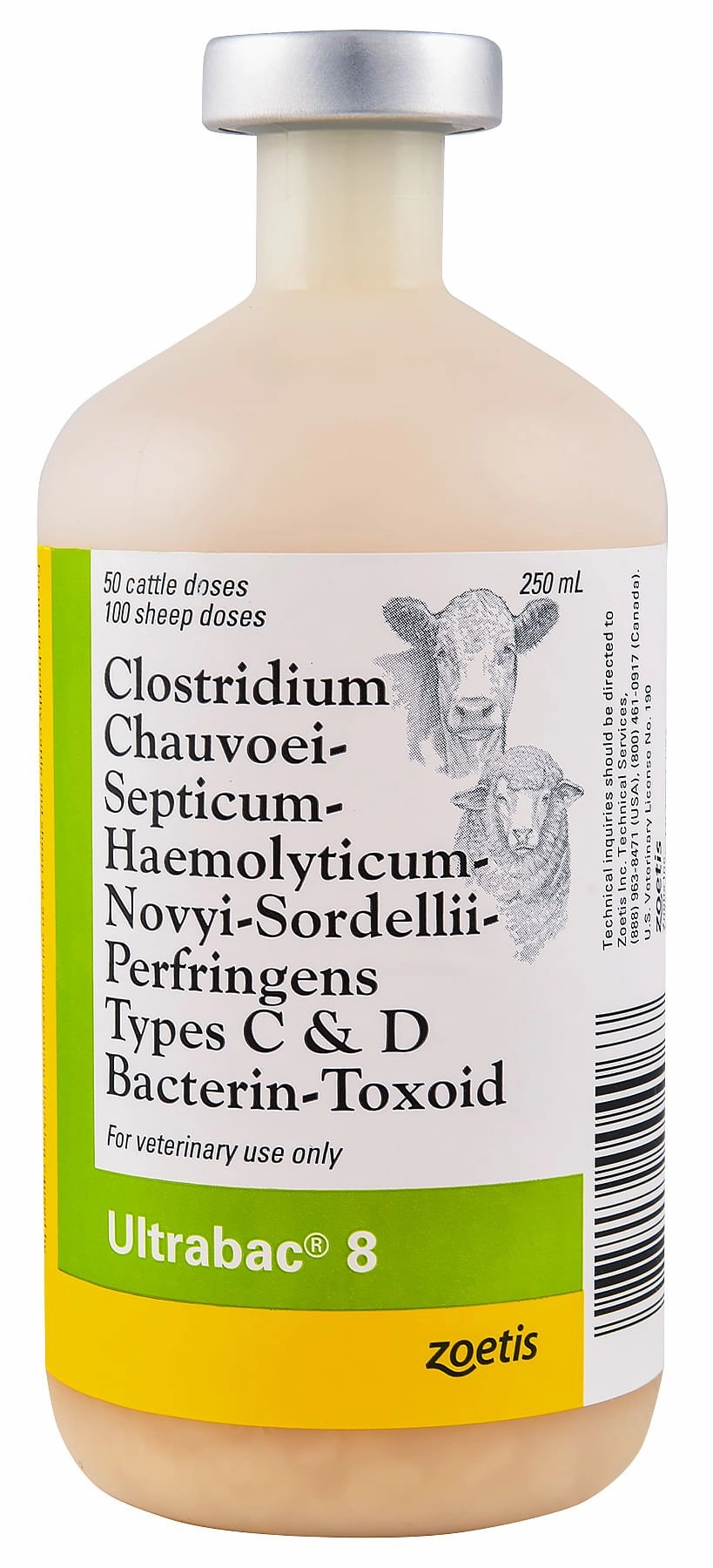 Ultrabac 8 Blackleg Vaccine for Cattle & Sheep