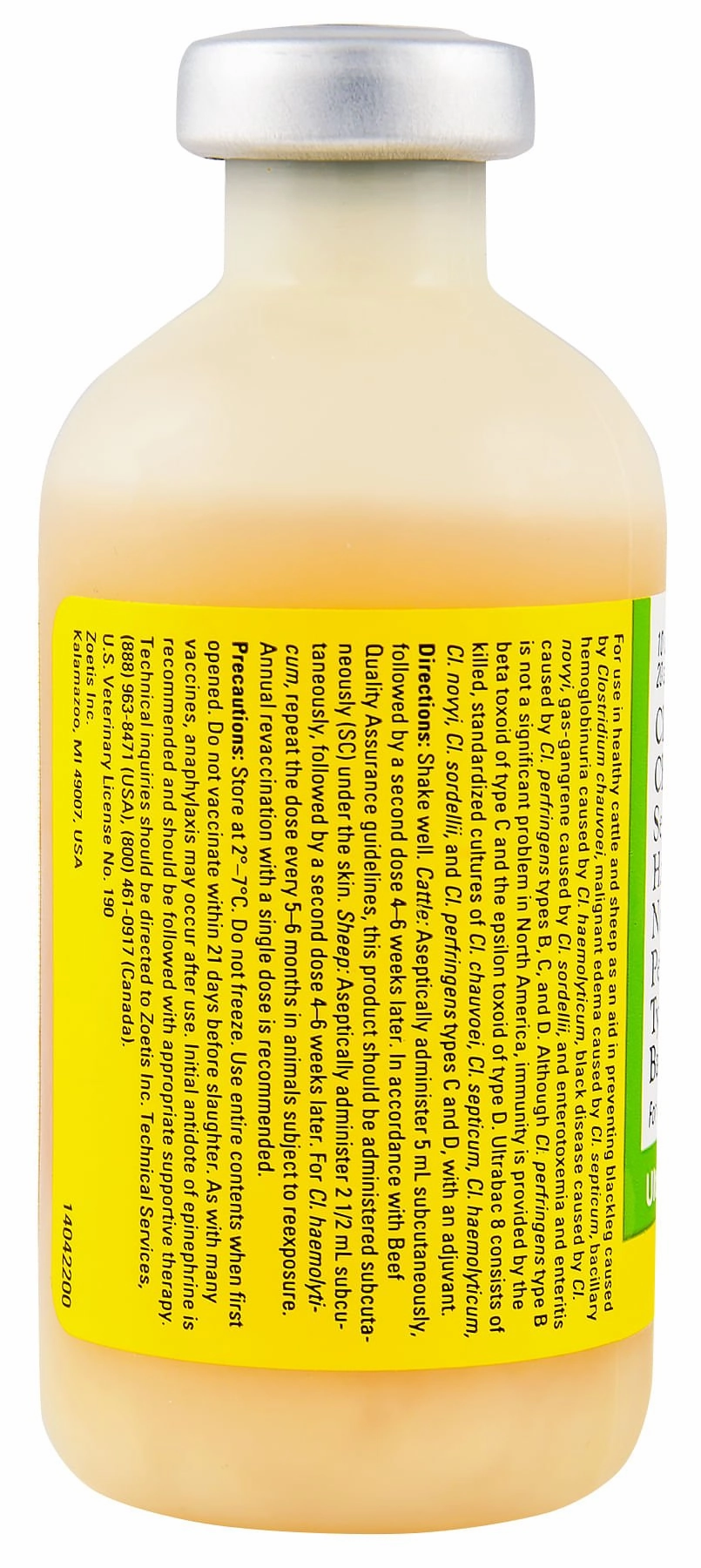 Ultrabac 8 Blackleg Vaccine for Cattle & Sheep