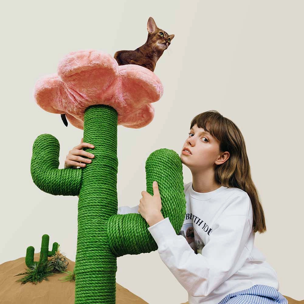 VETRESKA Blooming Cactus Cat Tree