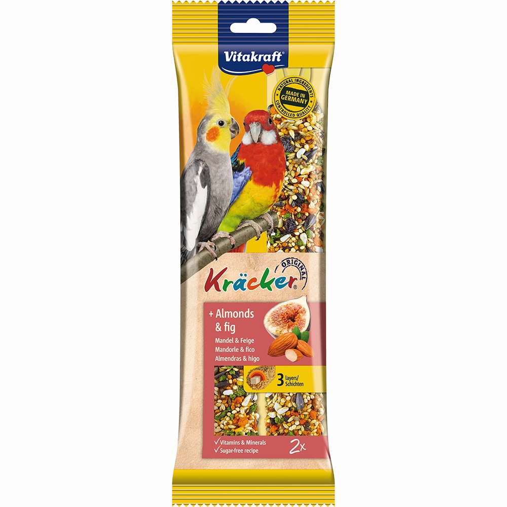 Vitakraft Kracker Almonds and Figs for Cockatiels 180g