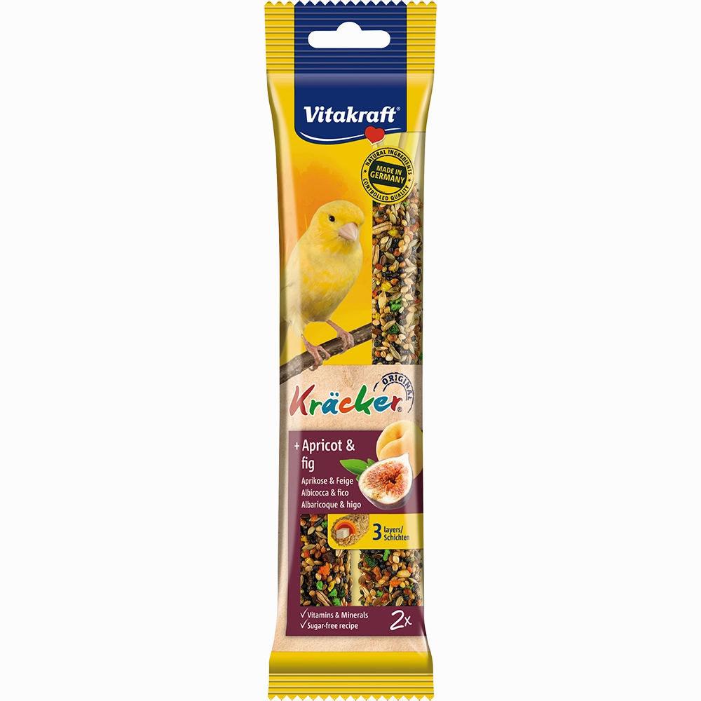 Vitakraft Kracker Apricot & Fig for Canaries 60g