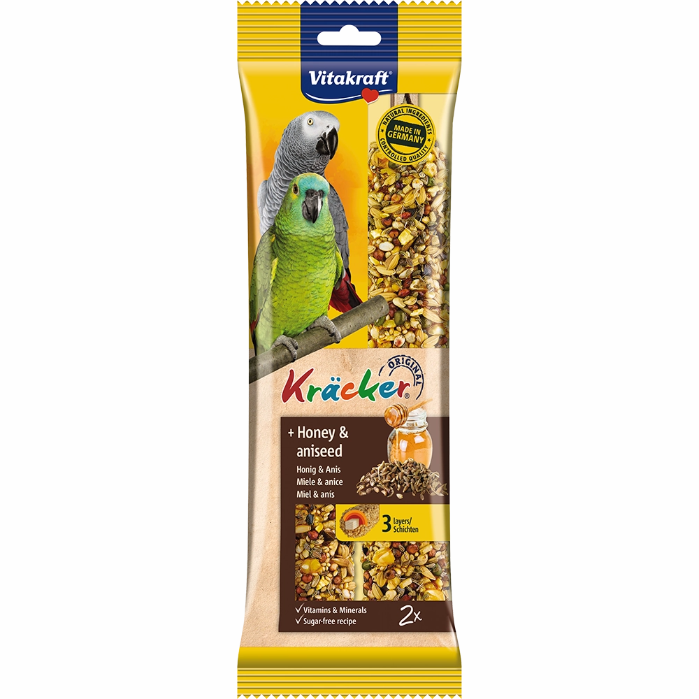 Vitakraft Kracker Honey & Aniseed for Parrots 180g