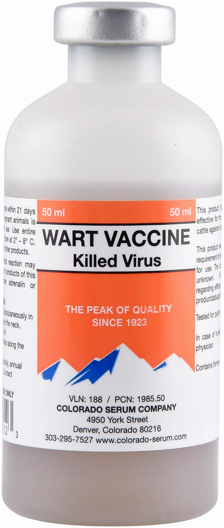 Wart Vaccine for Cattle