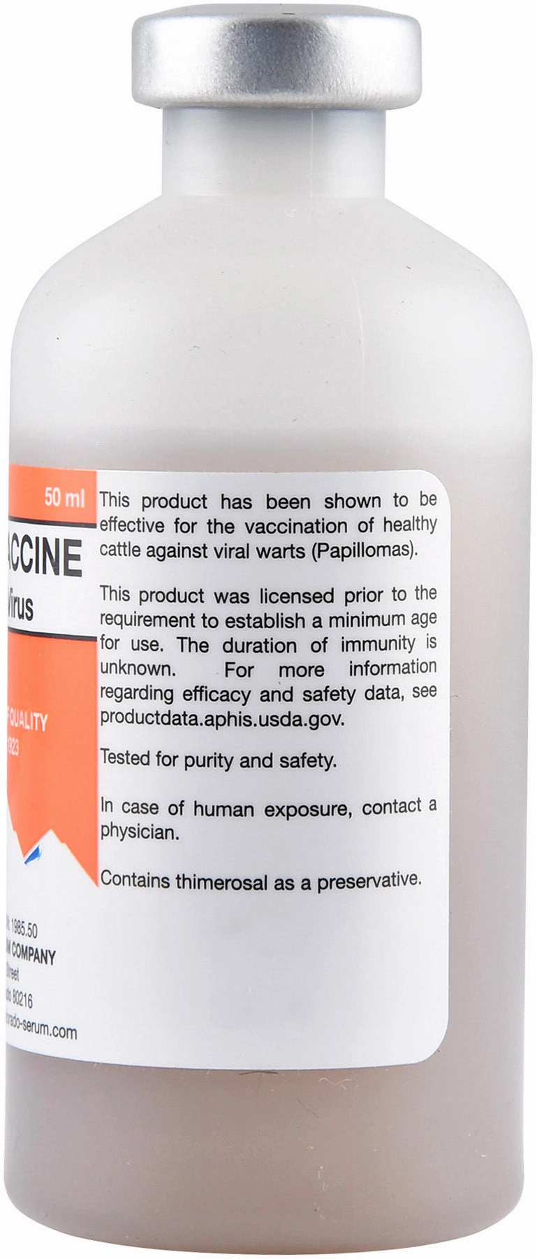 Wart Vaccine for Cattle