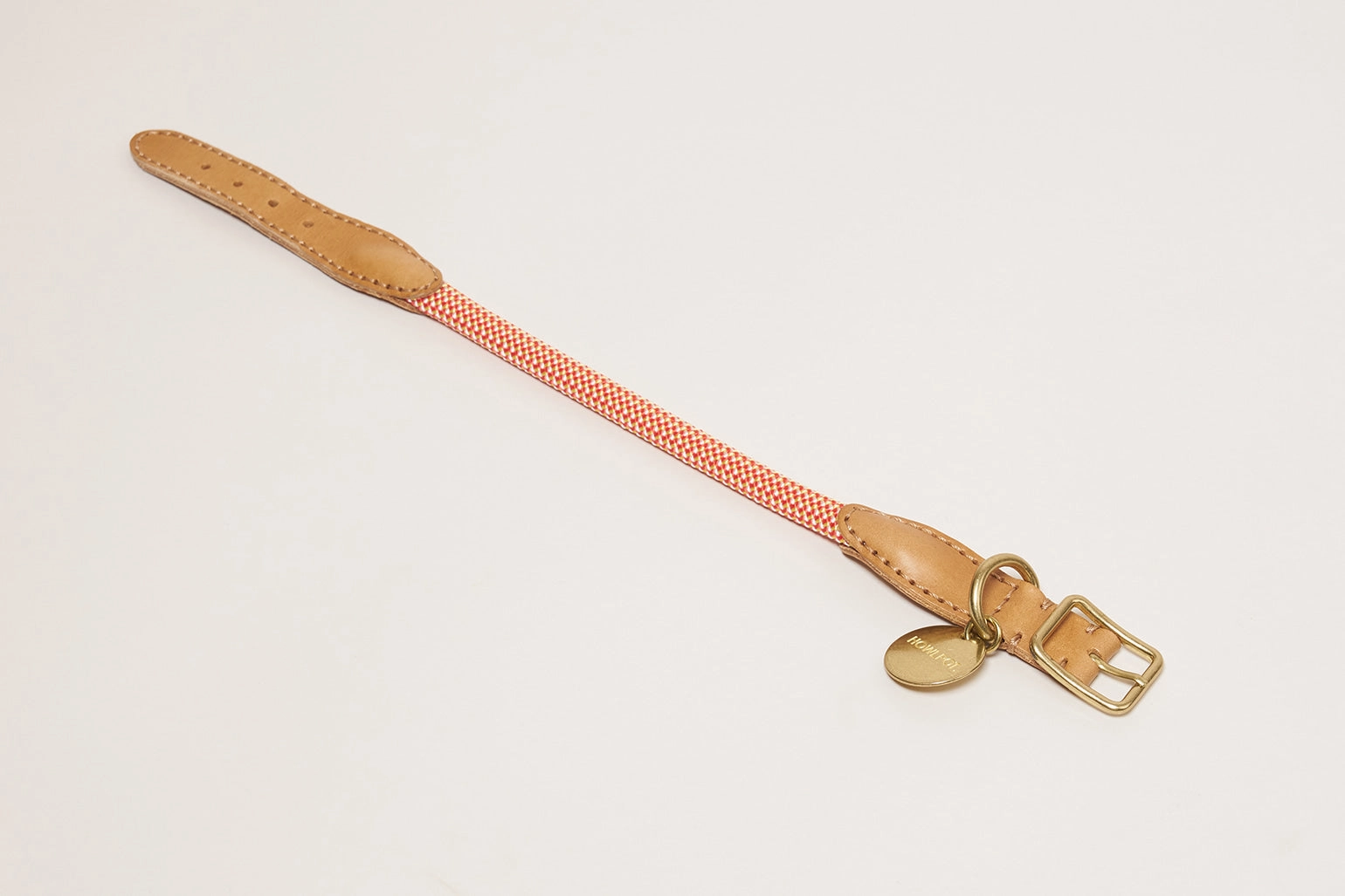 We are Tight: Rope Dog Collar, Cherry Twizzle