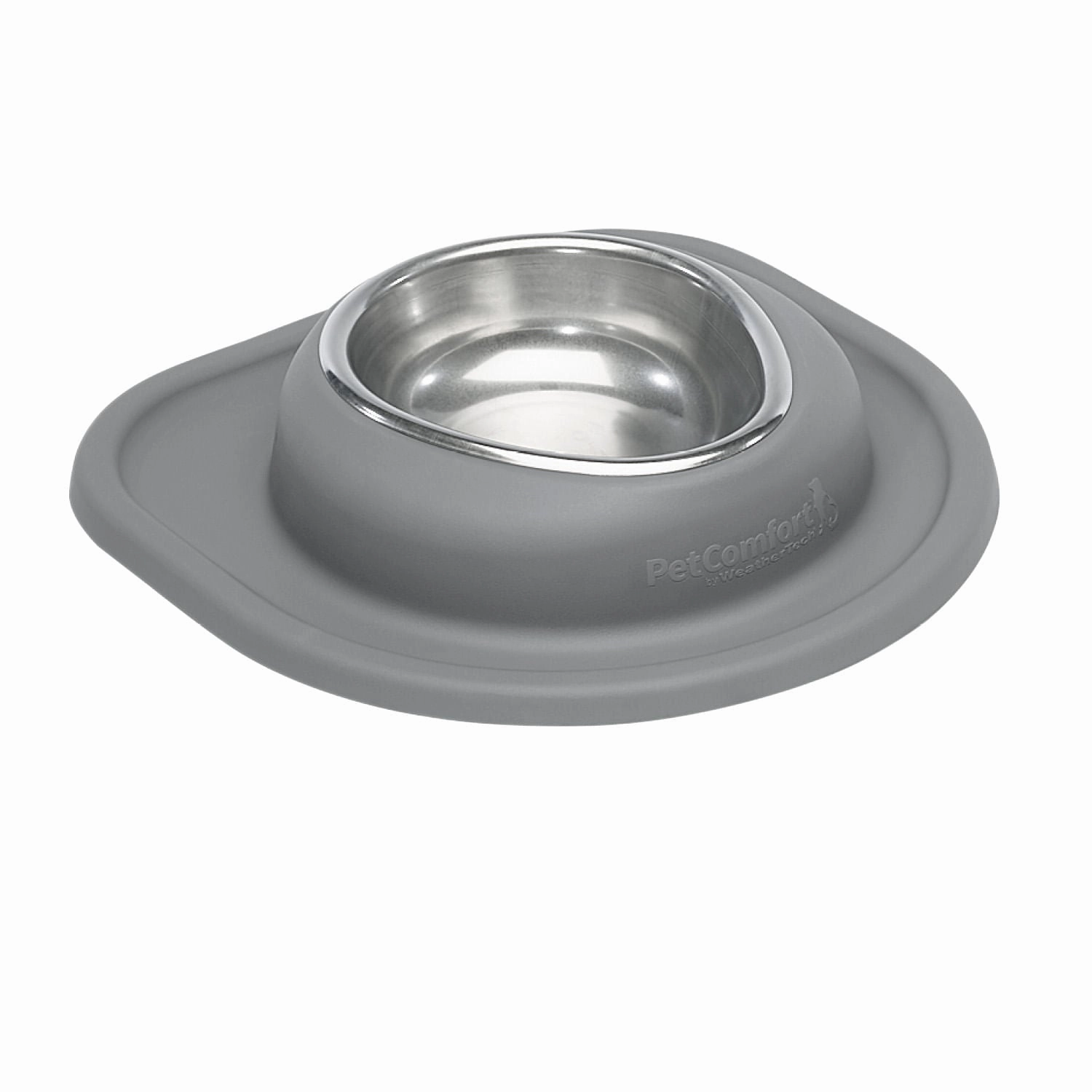 WeatherTech Single Low Pet Feeding System, Stainless Steel