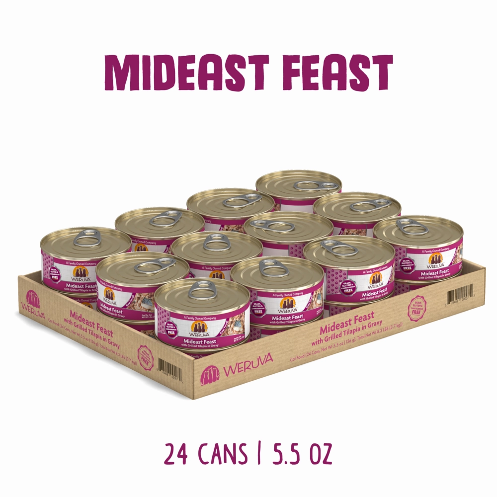 Weruva Mideast Feast With Grilled Tilapia Canned Cat Food