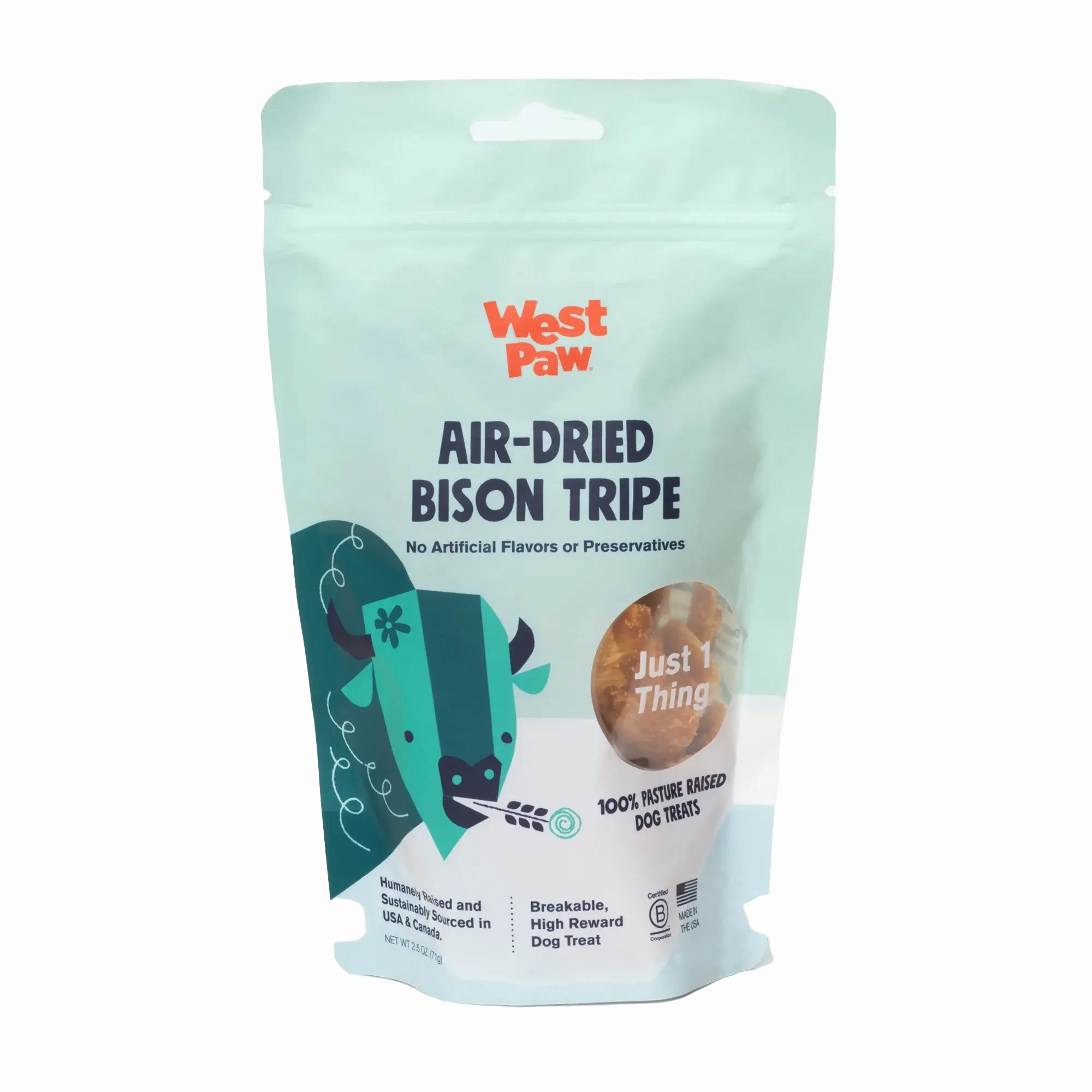 West Paw Air Bison Tripe Treats 2.5oz