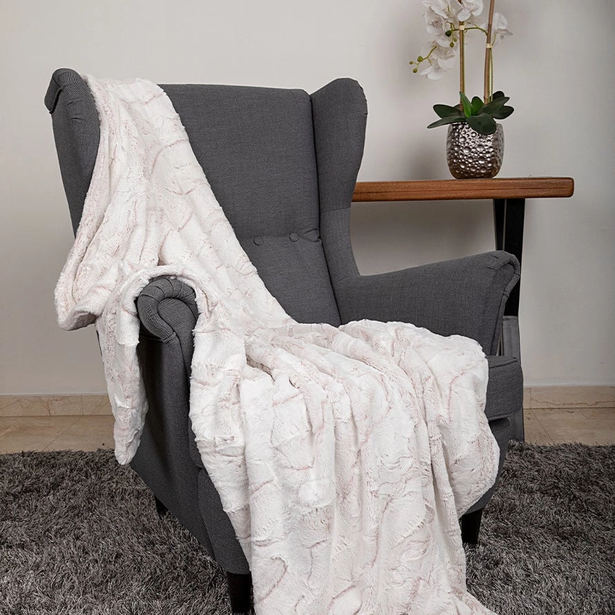Whisper Dog Blanket Baby Pink