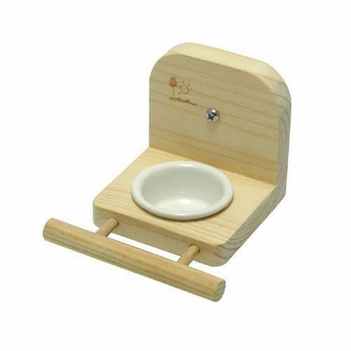 Wild Sanko Natural Wood Sky Restaurant for Small Birds 1pc