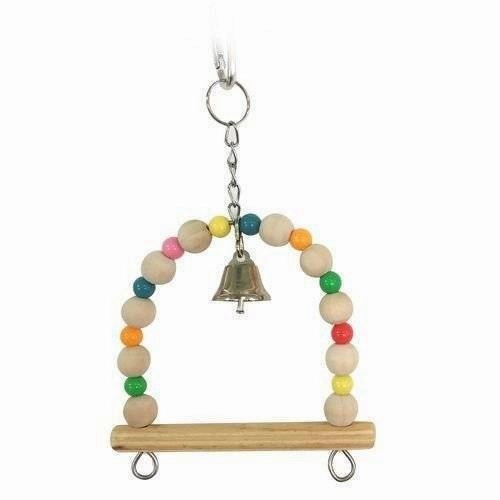 Wild Sanko Natural Wood Swing Small 1pc (WD872)