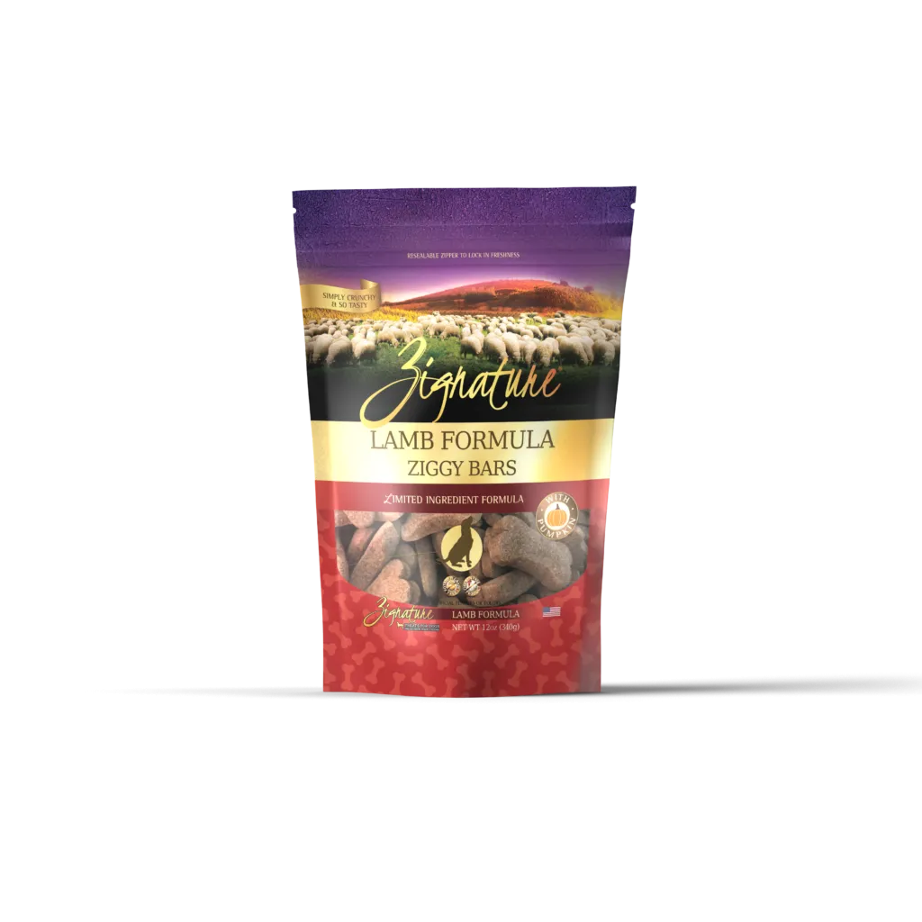 Zignature Dog Treats Grain-Free Lamb Formula 12oz Bag