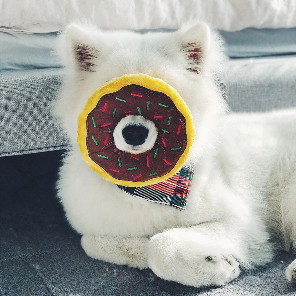 Zippy Squeaky Dog Toy, Donutz Chocolate Jumbo