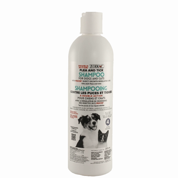 Zodiac Double Action Flea & Tick Shampoo for Dogs and Cats