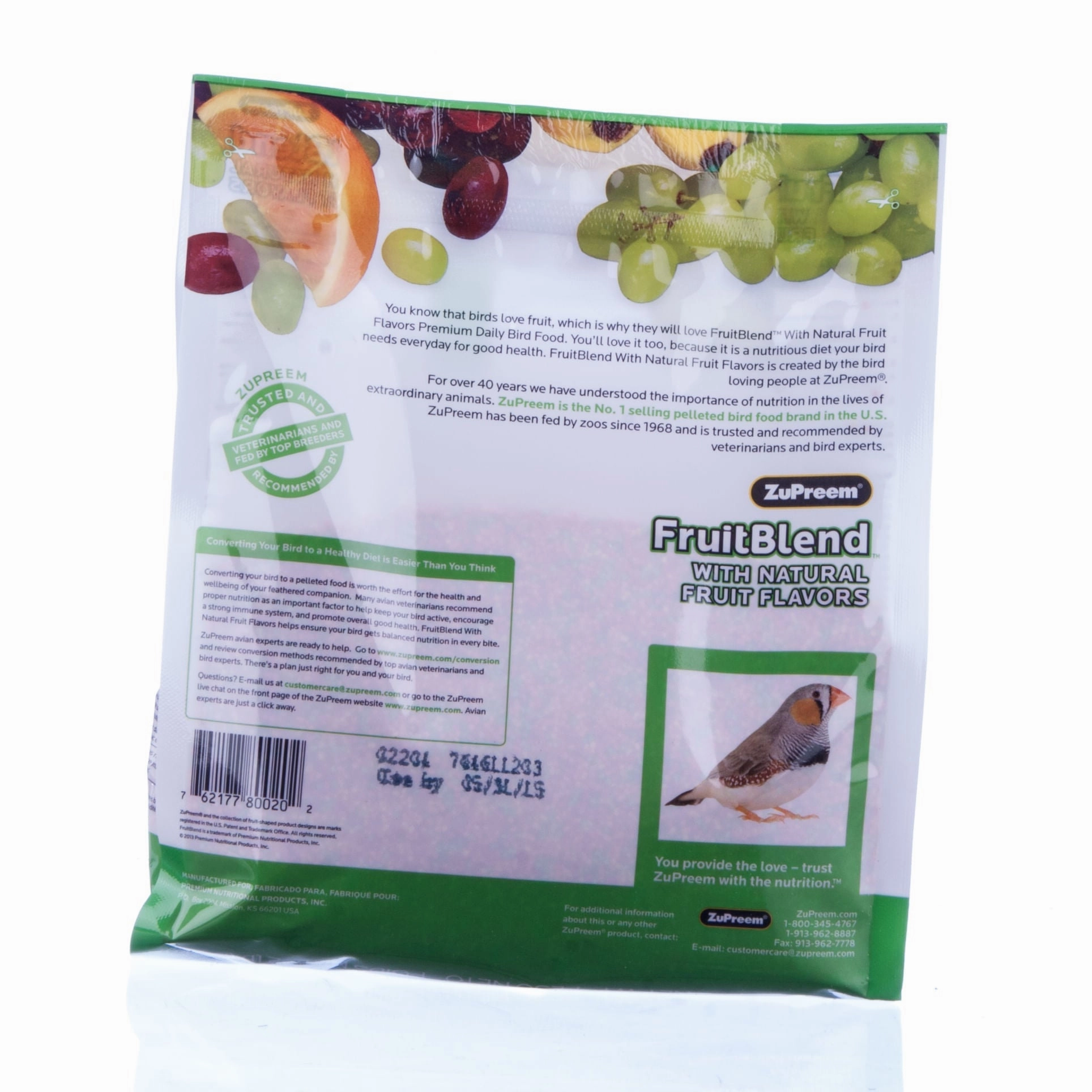 Zupreem FruitBlend Flavor Bird Food