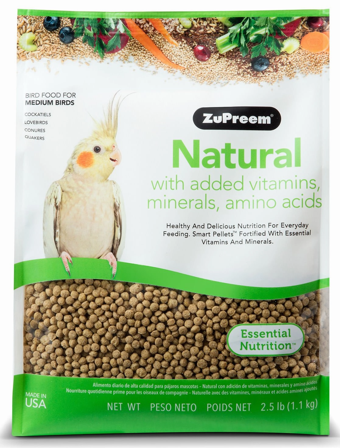 ZuPreem Natural Premium Daily Bird Food