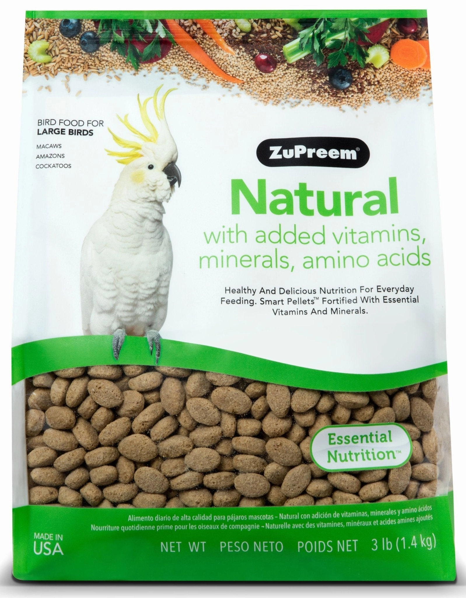ZuPreem Natural Premium Daily Bird Food