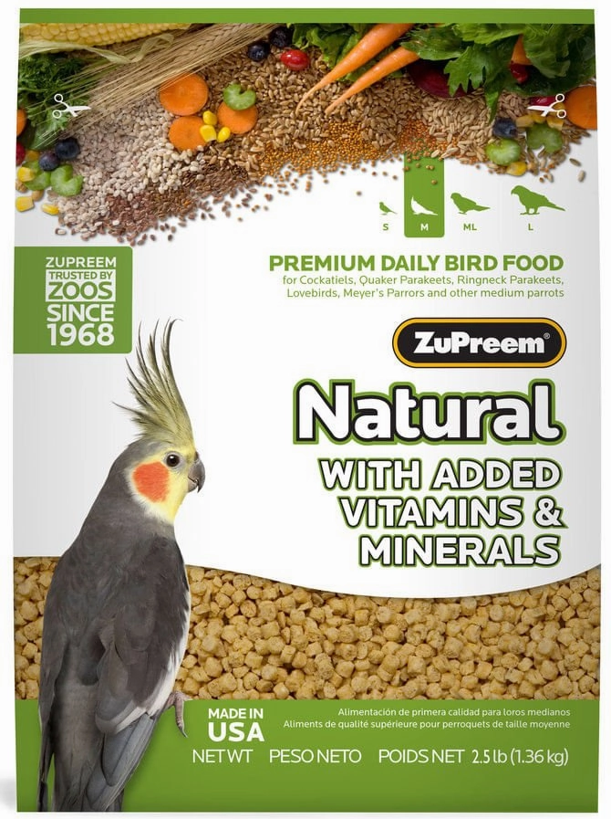 ZuPreem Natural Premium Daily Bird Food