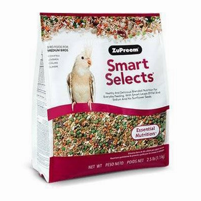 Zupreem Smart Selects for Medium Birds 2.5lb